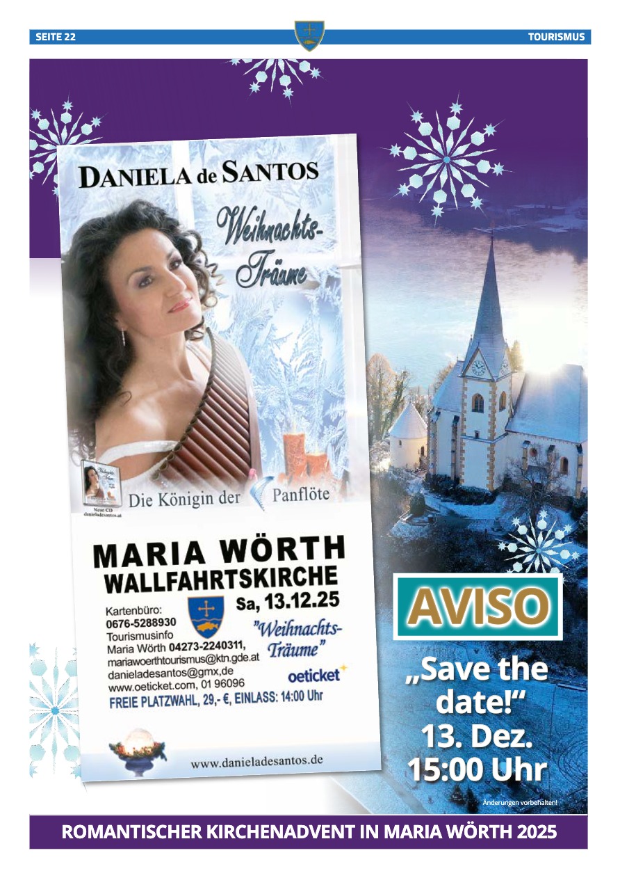 Weihnachtskonzert Daniela de Santos am 13.12.2025